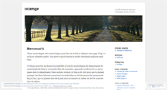 Desktop Screenshot of ocamge.wordpress.com