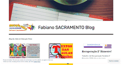 Desktop Screenshot of fabianosacramento1.wordpress.com