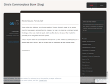 Tablet Screenshot of dinascommonplace.wordpress.com