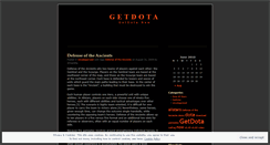 Desktop Screenshot of getdotanow.wordpress.com