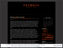 Tablet Screenshot of getdotanow.wordpress.com