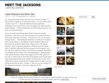 Tablet Screenshot of meetthejacksons.wordpress.com