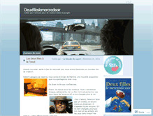 Tablet Screenshot of deuxfilleslemercredisoir.wordpress.com