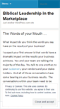 Mobile Screenshot of biblicalleadership.wordpress.com