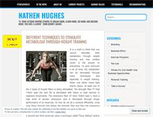 Tablet Screenshot of nathenhughes.wordpress.com