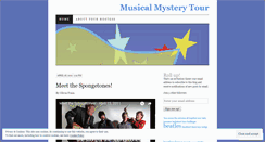 Desktop Screenshot of musicalmysterytour.wordpress.com