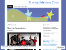 Tablet Screenshot of musicalmysterytour.wordpress.com