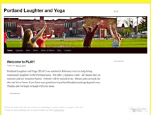 Tablet Screenshot of portlandlaughterandyoga.wordpress.com