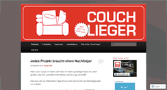Desktop Screenshot of couchlieger.wordpress.com