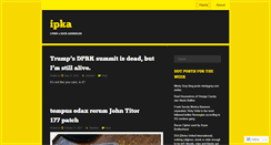 Desktop Screenshot of ipka.wordpress.com