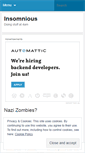 Mobile Screenshot of insomniousism.wordpress.com