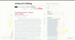 Desktop Screenshot of nauwa.wordpress.com