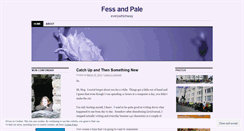 Desktop Screenshot of fessandpale.wordpress.com