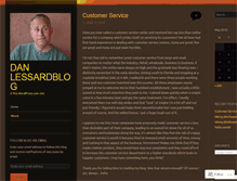Tablet Screenshot of danlessardblog.wordpress.com