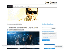Tablet Screenshot of justjmac.wordpress.com