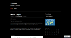 Desktop Screenshot of ansella.wordpress.com