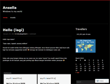 Tablet Screenshot of ansella.wordpress.com