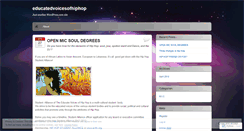 Desktop Screenshot of educatedvoicesofhiphop.wordpress.com