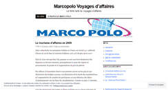 Desktop Screenshot of marcopolovoyage.wordpress.com