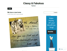 Tablet Screenshot of classnfab.wordpress.com