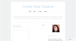 Desktop Screenshot of cloverdewcreative.wordpress.com