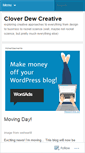 Mobile Screenshot of cloverdewcreative.wordpress.com
