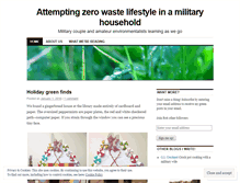 Tablet Screenshot of militaryzerowaste.wordpress.com