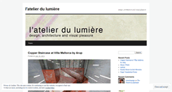 Desktop Screenshot of leatelierdulumiere.wordpress.com