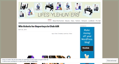 Desktop Screenshot of lifestylehunters.wordpress.com