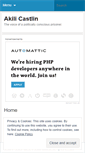 Mobile Screenshot of akilicastlin.wordpress.com