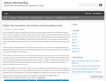 Tablet Screenshot of galwayplanningblog.wordpress.com