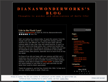 Tablet Screenshot of dianaswonderworks.wordpress.com