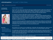 Tablet Screenshot of onlinedatingadviser.wordpress.com