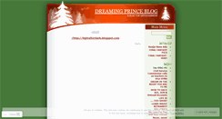 Desktop Screenshot of dreamingprince.wordpress.com