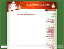 Tablet Screenshot of dreamingprince.wordpress.com