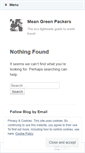 Mobile Screenshot of meangreenpackers.wordpress.com