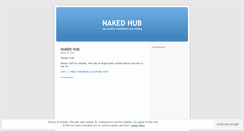 Desktop Screenshot of nakedhubuk.wordpress.com