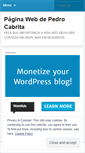 Mobile Screenshot of pedrocabrita.wordpress.com