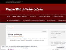 Tablet Screenshot of pedrocabrita.wordpress.com