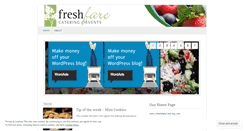 Desktop Screenshot of freshfarecatering.wordpress.com