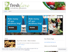 Tablet Screenshot of freshfarecatering.wordpress.com