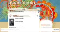 Desktop Screenshot of poonambhakte.wordpress.com