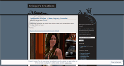 Desktop Screenshot of krisque.wordpress.com