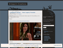 Tablet Screenshot of krisque.wordpress.com