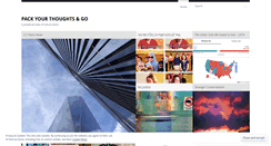 Desktop Screenshot of packyourthoughtsandgo.wordpress.com