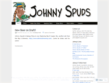 Tablet Screenshot of johnnyspuds.wordpress.com