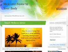 Tablet Screenshot of loveyourbody2010.wordpress.com