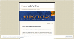 Desktop Screenshot of hypergate2010.wordpress.com