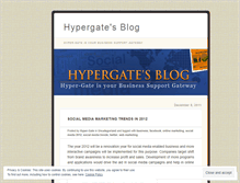 Tablet Screenshot of hypergate2010.wordpress.com