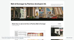 Desktop Screenshot of peerlessmall.wordpress.com